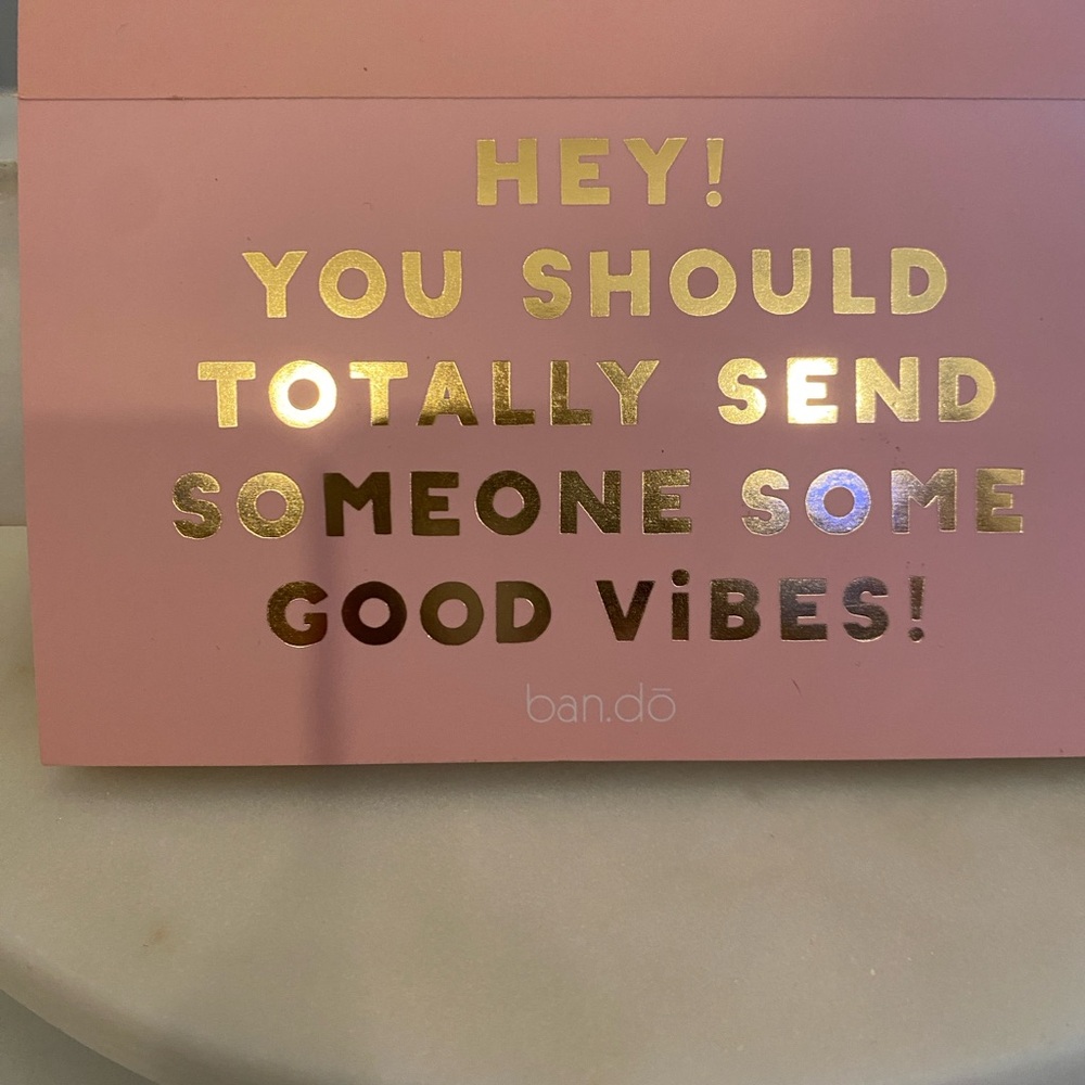 Ban.do Pink and Gold Stationery Set for Office Inspiration 12 Pk.